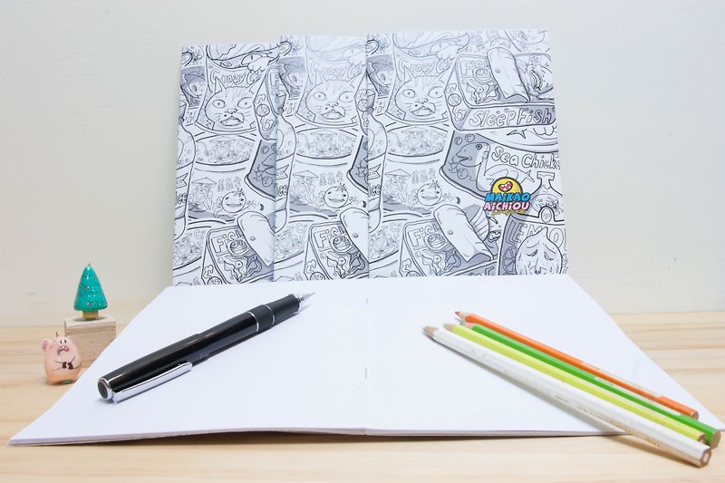 Coloring notebook┤ gift┤MKAC - Notebooks & Journals - Paper 