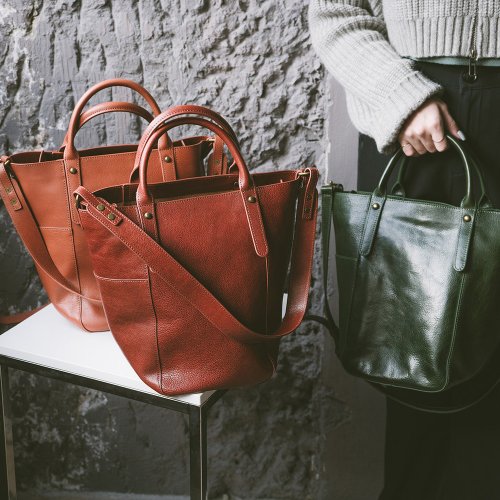 ブラウンレザー トートバッグ 国産高級レザーを使った トートバッグ ブラウン – Cogocoro