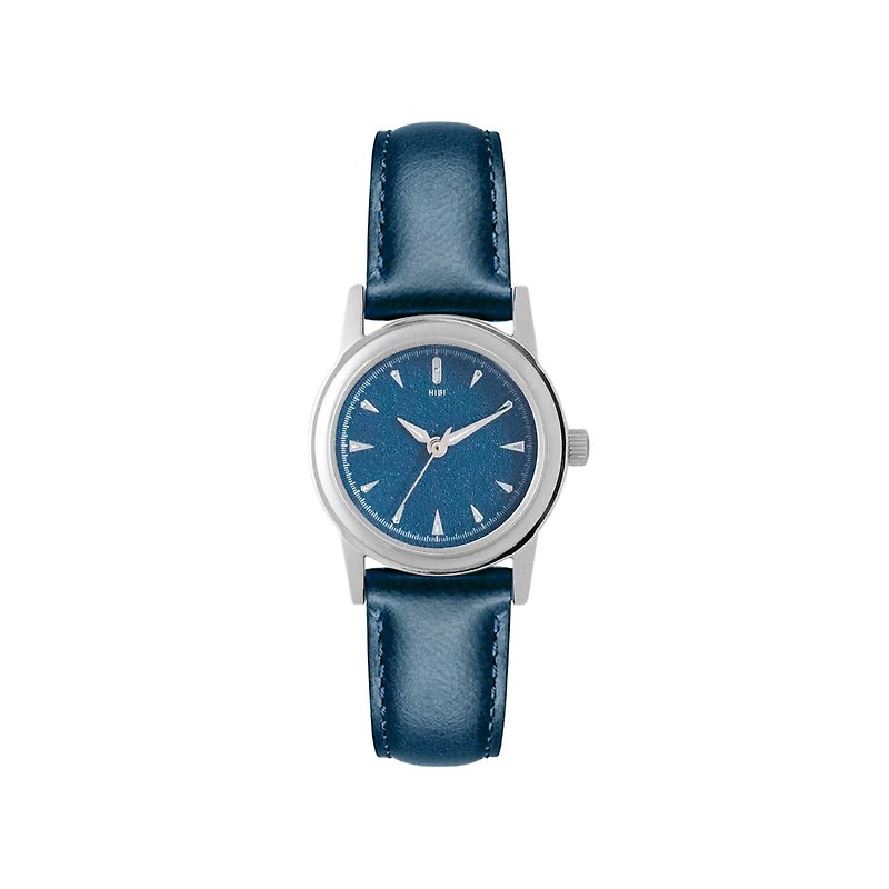 HIBI Watches: Mio 23.5mm Navy Blue - Japanese Movement & Sapphire Crystal Glass - นาฬิกาผู้หญิง - โลหะ สีน้ำเงิน