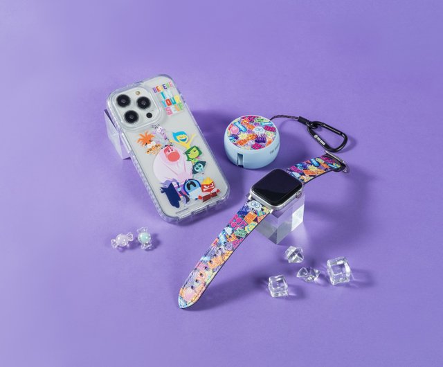 Disney Inside Out 2 Pattern Apple Watch Band Leather 5790