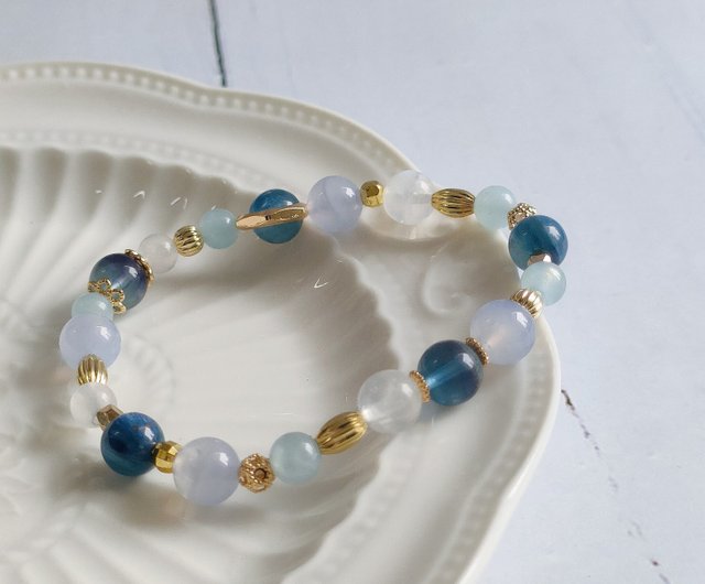 永遠の命のジュエリーフラワーボックス+クリスタルブレスレットの