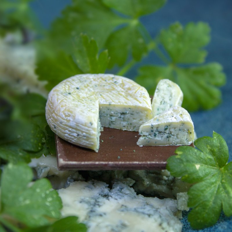 TUTORIAL Miniature blue cheese with polymer clay | PDF + video - 手工藝教學/工具書 - 其他材質 