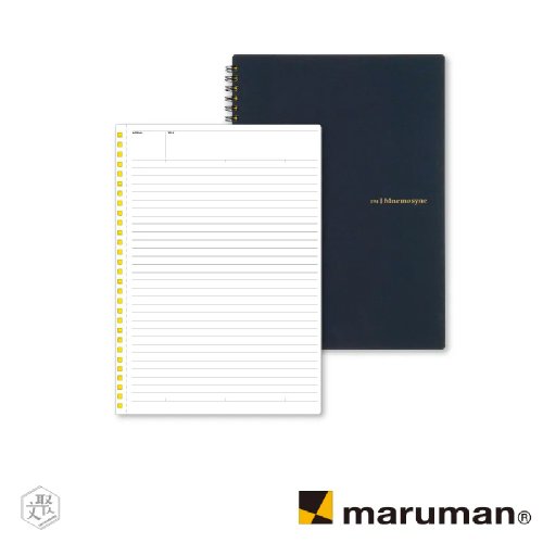 文聚 日本 Maruman 速記 橫條B5線圈筆記本(直式)