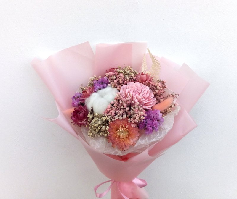 Dear Mommy||乾燥花花束 乾燥花 手作 花束 母親節 畢業禮物 - 乾燥花/永生花 - 植物．花 粉紅色