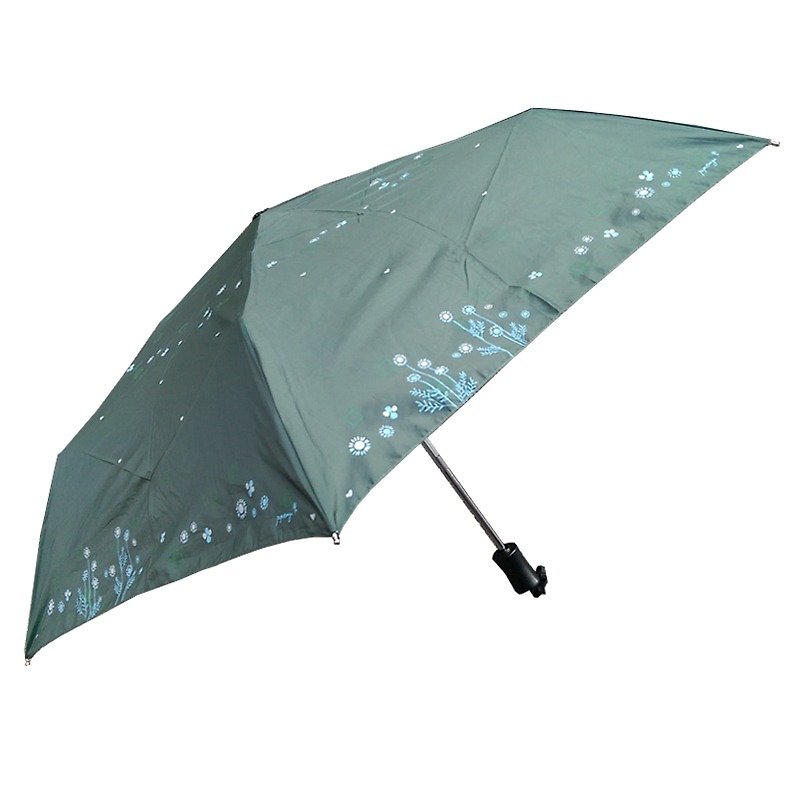 <Puputraga> Summer green leaves breath / anti-UV rain or shine dual-use umbrellas / dark green - ร่ม - วัสดุกันนำ้ สีเขียว