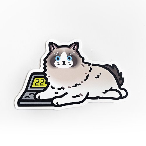 直物生活文具 貓就是這樣用文具明信片 計算機