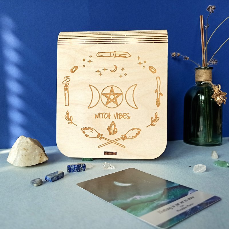 Witch box magic things storage. Trinkets altar box esoteric mystic - Storage - Wood 