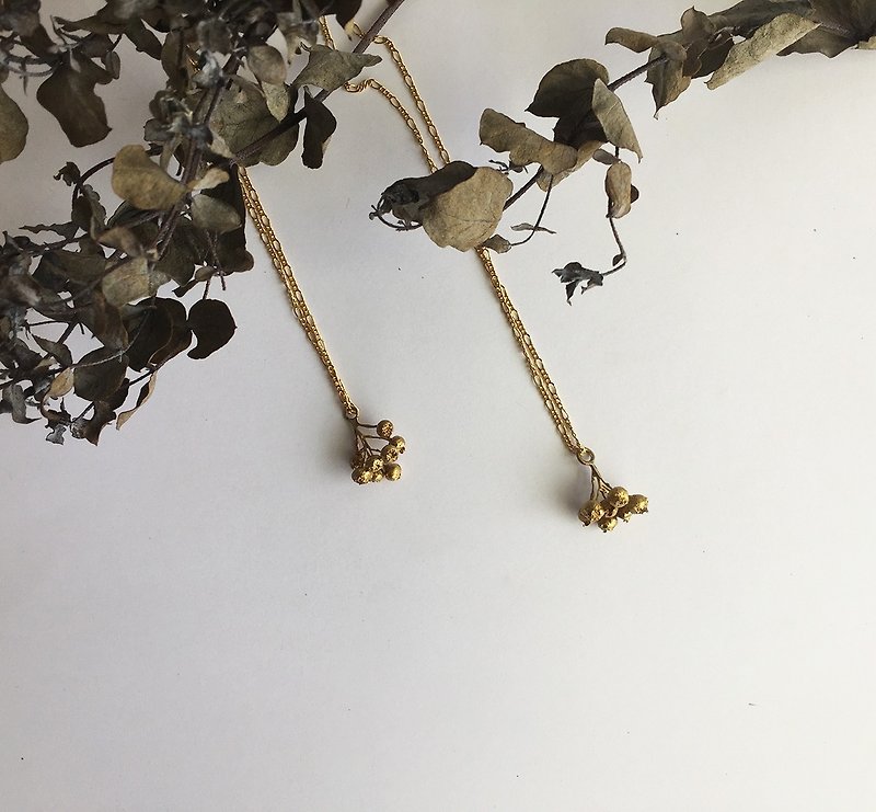 Little Botanic Garden: necklace - Necklaces - Other Metals 