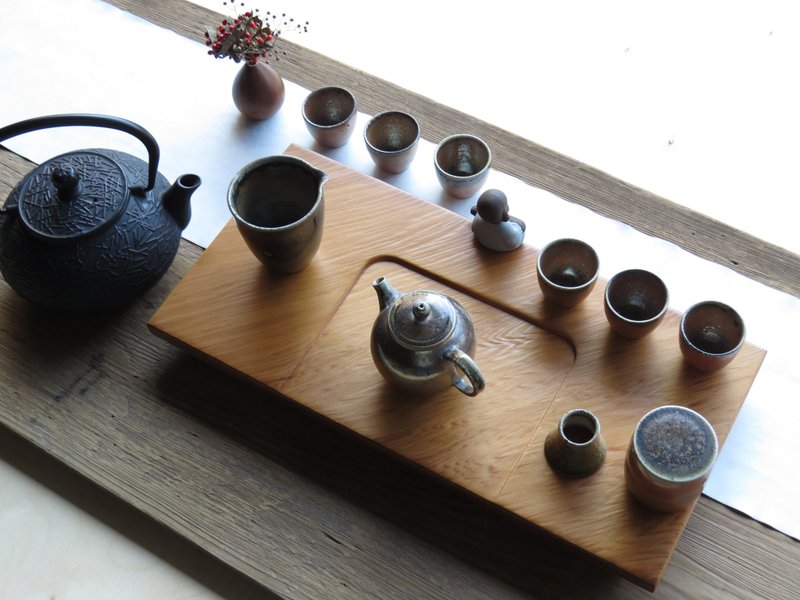 HO MOOD 解構系列—手作 原木茶盤(四十八) - 杯墊 - 木頭 咖啡色