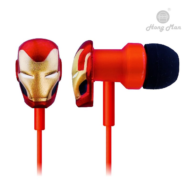 復仇者聯盟 終局之戰 鋼鐵人 入耳式有線耳機 - 耳機/藍牙耳機 - 塑膠 紅色