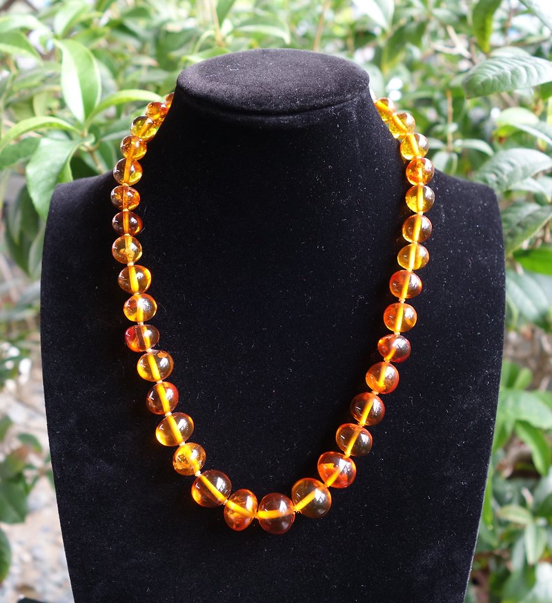 Amber Burmese golden amber necklace 32.1g Baltic Amber Wax non-second generation amber