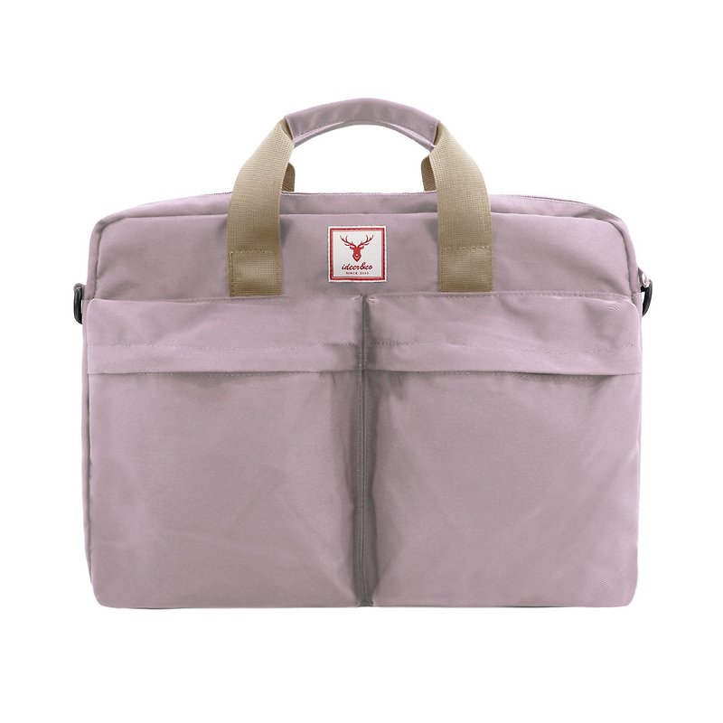 Purple water-repellent nylon ultra-light laptop bag 11-15.6 inch laptop briefcase school bag