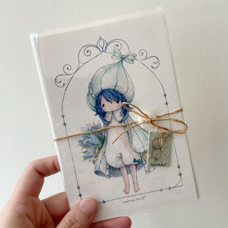 花與妖精寫真 postcard套組 - 卡片/明信片 - 紙 多色