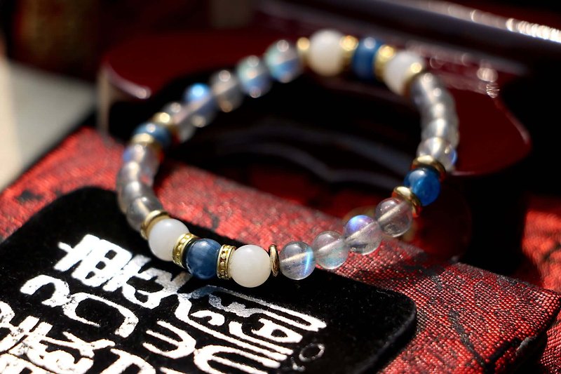 Labradorite beads bracelets 6mm - Bracelets - Semi-Precious Stones 