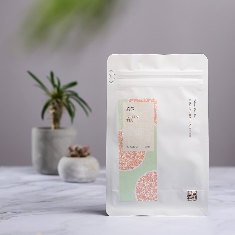 Bi-Lo Chung Green Tea Pyramid Tea Bags (3g x 24bags) Aluminium Foil Zip Bag - Tea - Fresh Ingredients 