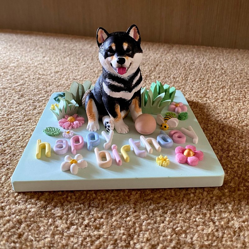 [Birthday Theme Planning] [Customized Gift] Dog Birthday Party Diffusing Stone Decoration I Music Box - ของวางตกแต่ง - วัสดุอื่นๆ หลากหลายสี