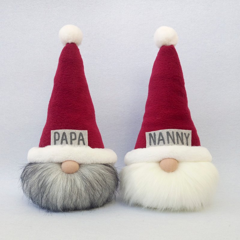 Custom Gnome Personalized Gift, Plush Gnome Gift for Mothers Day, Stuffed Gnome - 公仔/玩偶 - 其他材質 