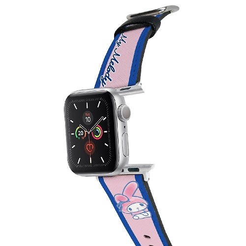 HongMan康文國際 三麗鷗系列 Apple Watch 皮革錶帶 美樂蒂 啾啾美樂蒂