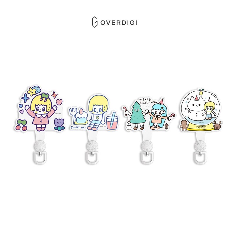 OVERDIGI x MORITA 森田聯名款_360旋轉掛繩墊片 - 手機配件 - 尼龍 