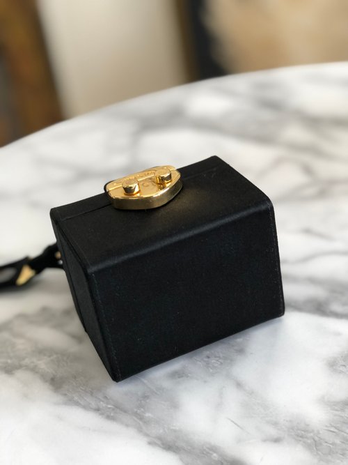 Prada Black Soft Calf Leather Shoulder Bag BN2103 125859777