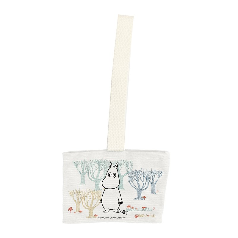 Moomin Lulu Rice Authorized-Beverage Bag (White), AE06 - ถุงใส่กระติกนำ้ - ผ้าฝ้าย/ผ้าลินิน ขาว