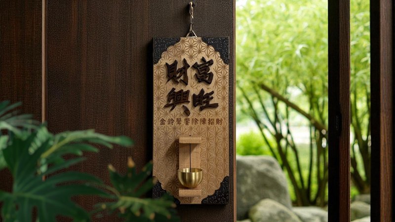 【提供客製】財富興旺 // 銅鈴頌缽掛飾 // 安心出貨 - 壁貼/牆壁裝飾 - 木頭 多色