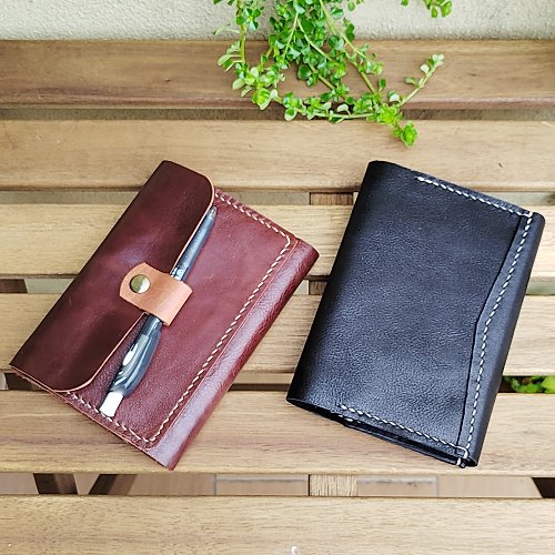 CheesayGift.Shop PERSONALIZED REFILLABLE LEATHER A6 NOTEBOOK COVER