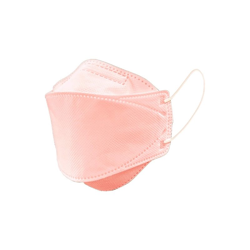 韓國進口KF立體四層口罩_珊瑚粉(一盒25片) - 口罩/口罩收納套 - 其他材質 粉紅色