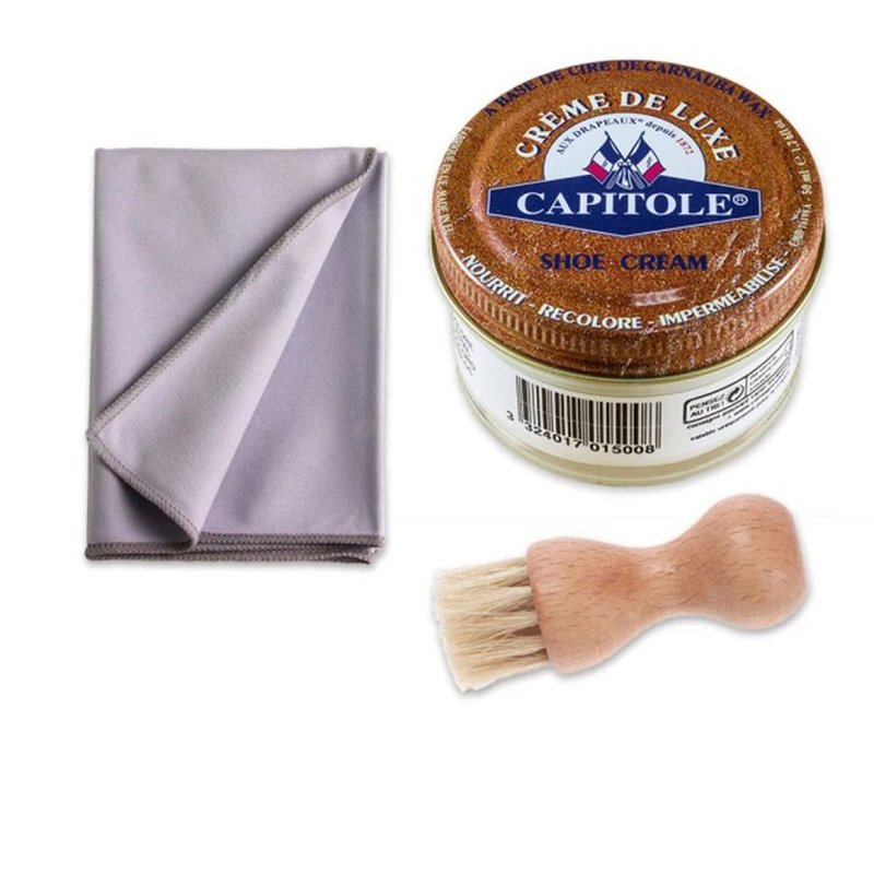 French Cabot CAPITOLE simple maintenance set leather care leather shoe care shoe cream shoe lotion - Other - Other Materials 