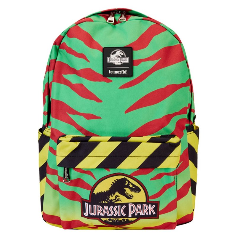 LOUNGEFLY-Jurassic Park classic nylon backpack - กระเป๋าเป้สะพายหลัง - ไนลอน สีเขียว