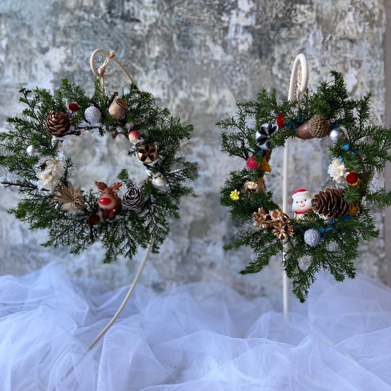 Preserved flower Christmas wreath - Dried Flowers & Bouquets - Plants & Flowers Green