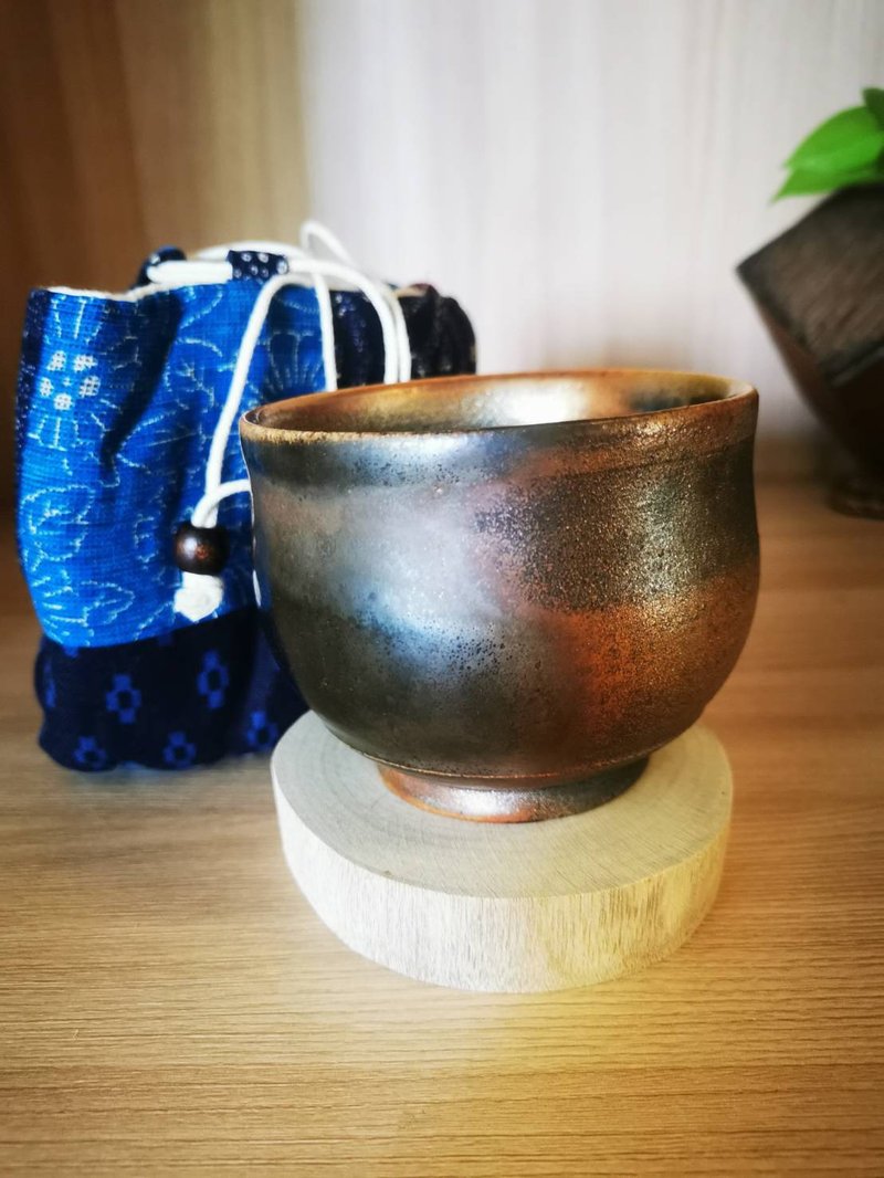 柴燒自然落灰茶杯 - 茶壺/茶杯/茶具 - 陶 