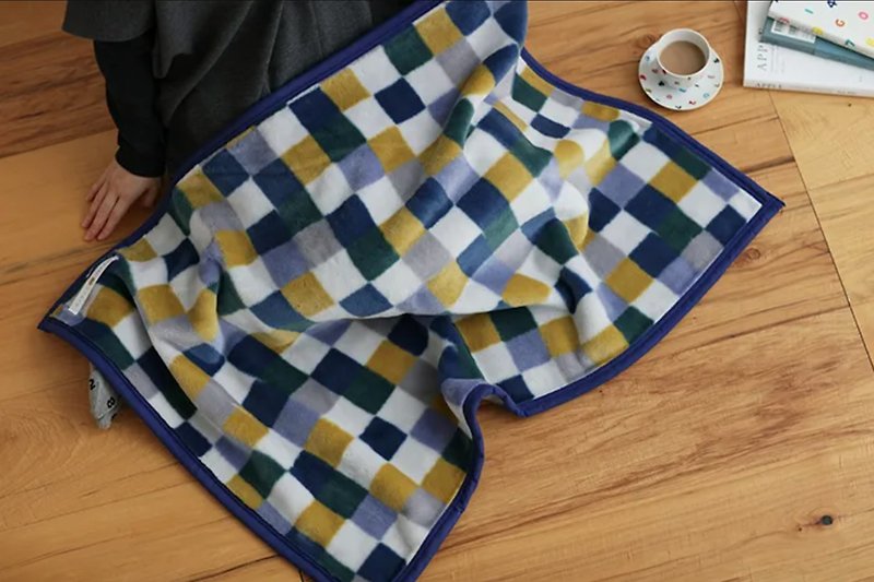 【在庫あり】SOUSOU ブランケット 日本製 - 日常用 - 毛布・かけ布団 - ポリエステル ブルー