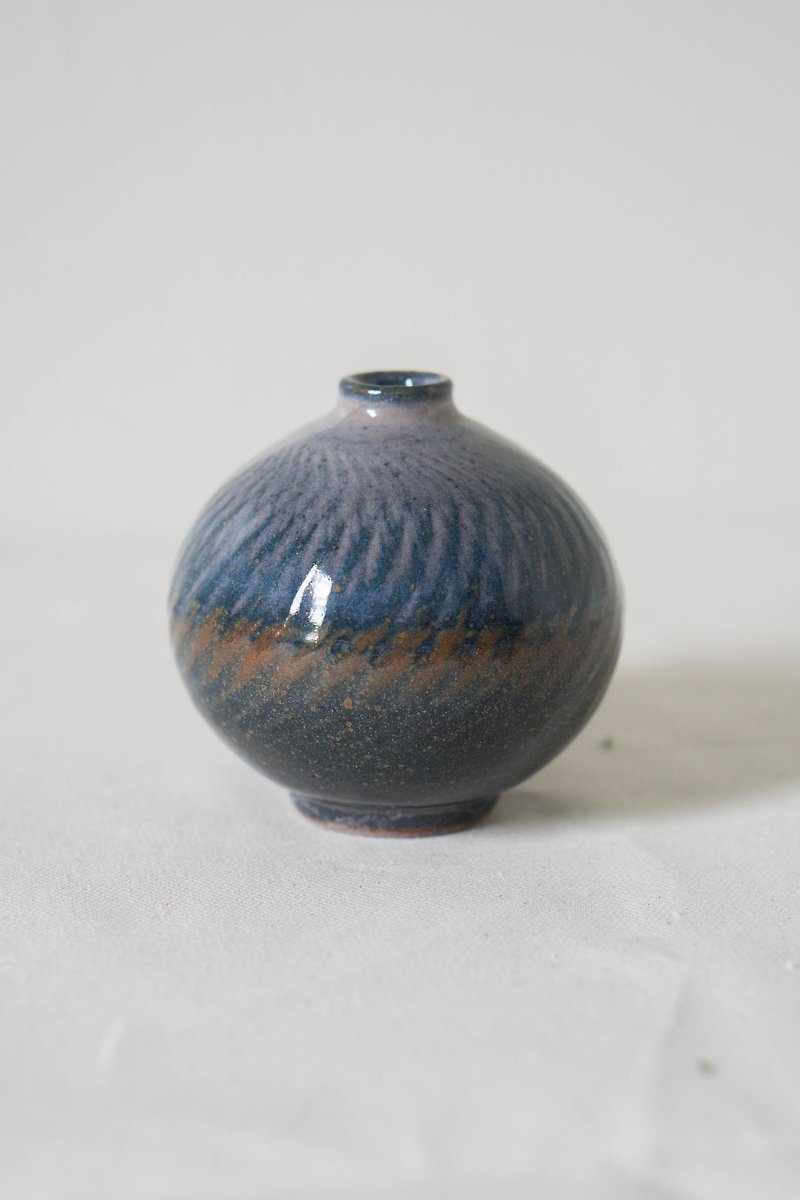 Galaxy blue bud vase