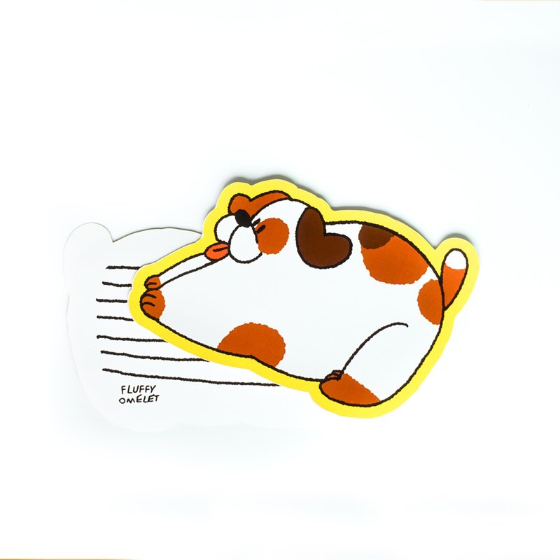 ChocBall Dog Card - 卡片/明信片 - 紙 咖啡色