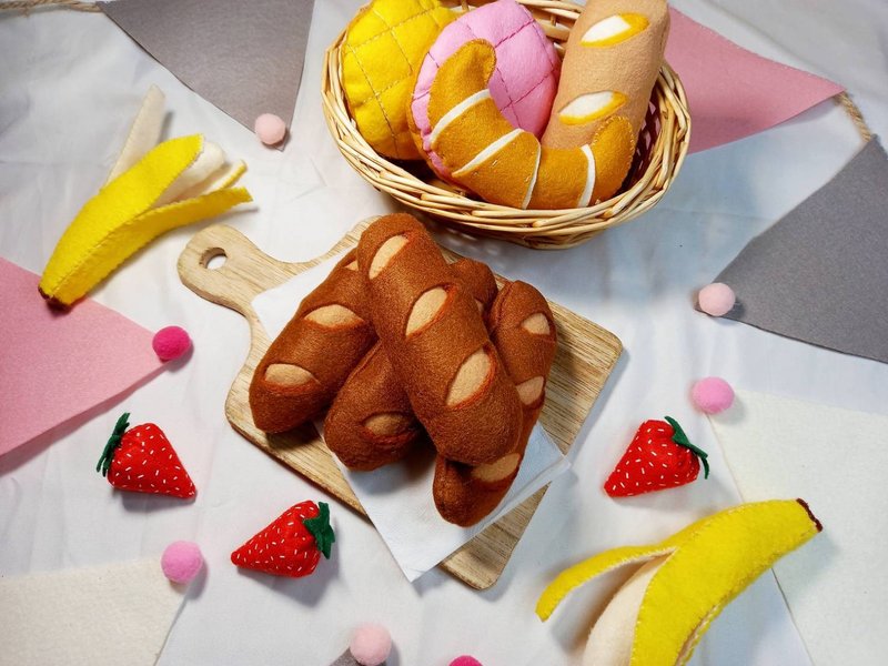 Dessert Series Rye French Toast / Kitchen Toys / House Wine / Cloth