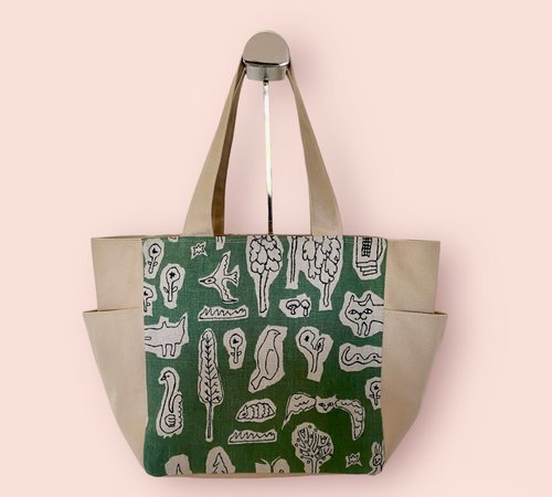 ミナペルホネン ポケットトートバッグ minaperhonen - ショップ