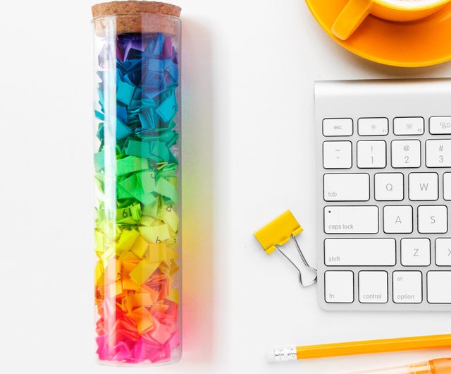 Pen+Gear Desktop Calendar, Rainbow 