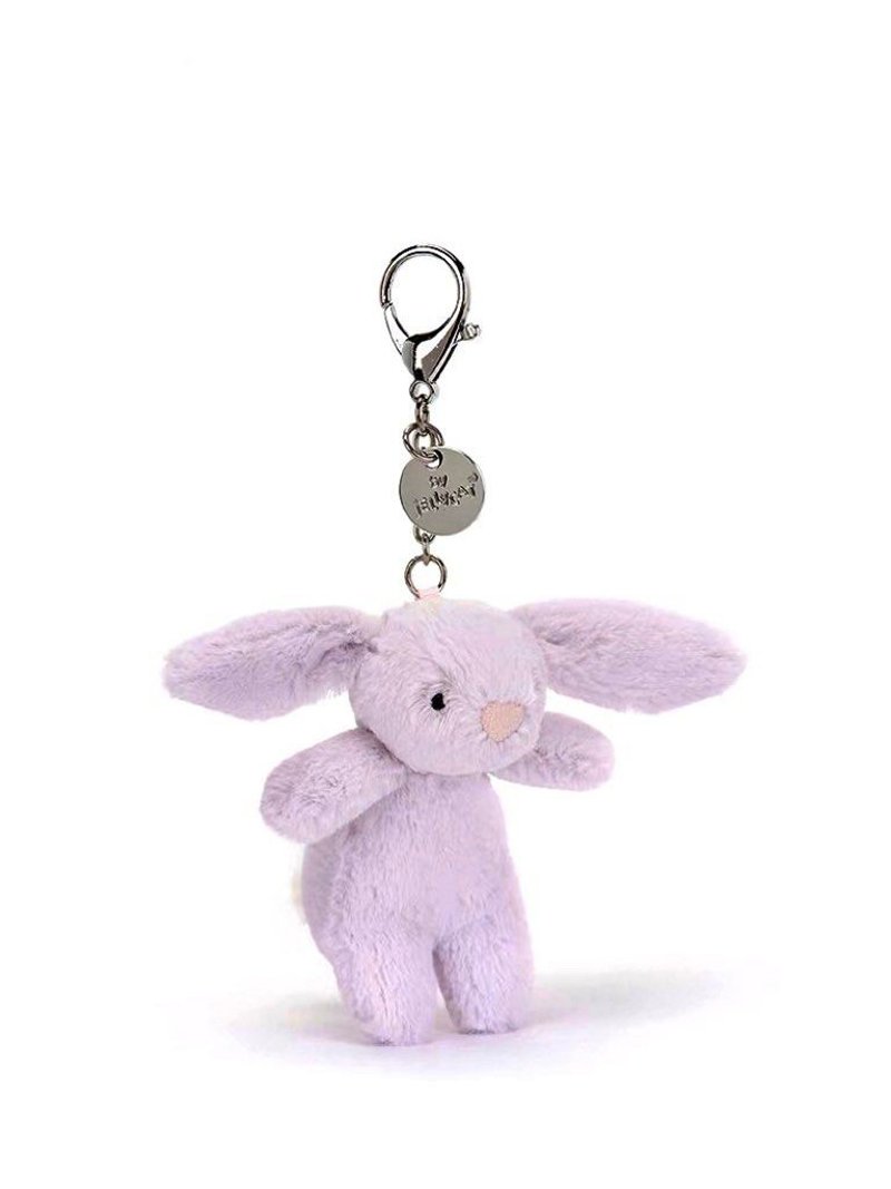 Jellycat Bashful Bunny Lavender Bag Charm - Shop Jellycat Charms - Pinkoi