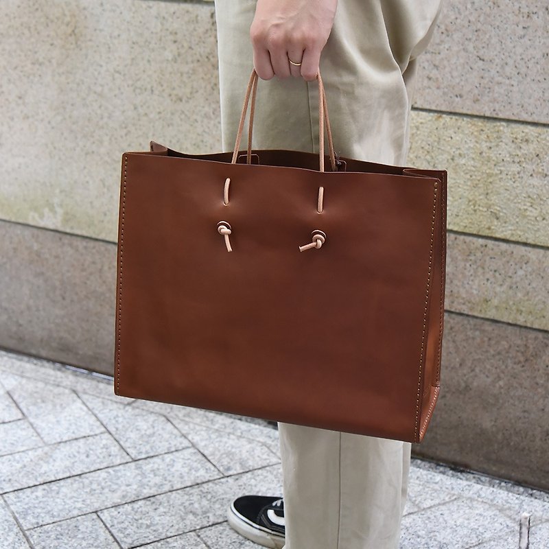 日本の職人手作りレザーバッグ（T-5） 全5色 - トート・ハンドバッグ - その他の素材 多色