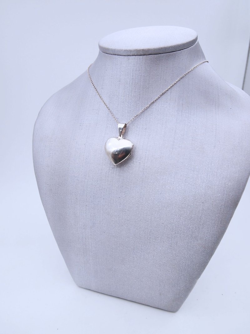 Love frame sterling silver necklace (optional)
