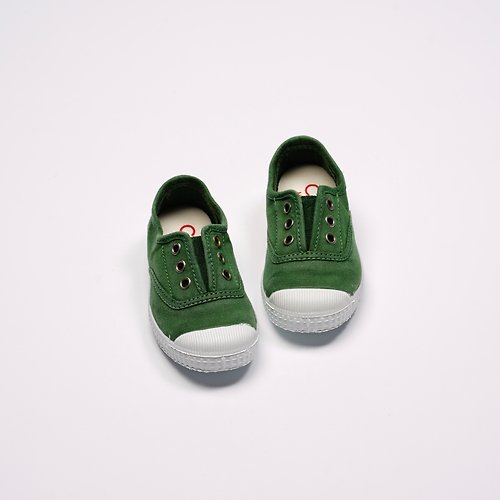 CIENTA 西班牙帆布鞋 西班牙國民帆布鞋 CIENTA 70777 60 綠色 洗舊布料 童鞋