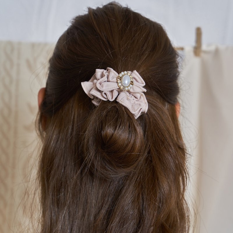 ドナデラ ヘアシュシュ - ヘアアクセサリー - その他の素材 ブラック