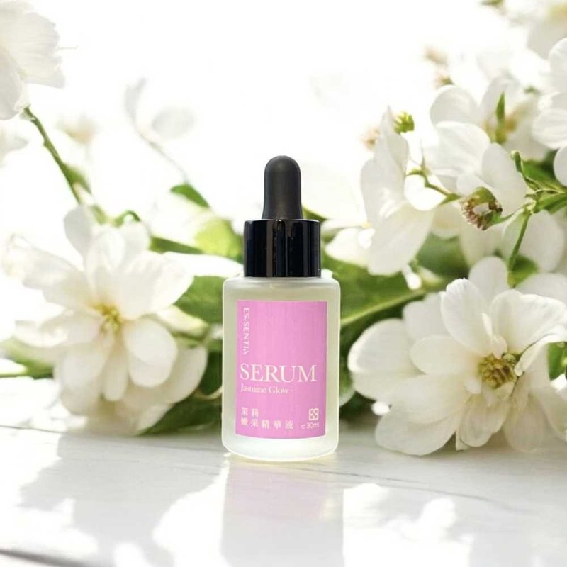 Jasmine Glow Serum | Moisturize. Soothe. Brightening. Vegan. No Alcohol and Acid - เอสเซ้นซ์/แอมพูล - สารสกัดไม้ก๊อก สีใส