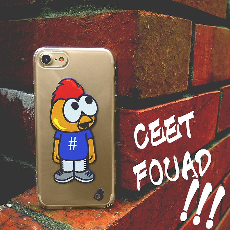 iPhone SE2/7/8 Ceet Fouad塗鴉軟膠透明 浮雕圖案 手機殼 手機套 - 手機殼/手機套 - 矽膠 透明