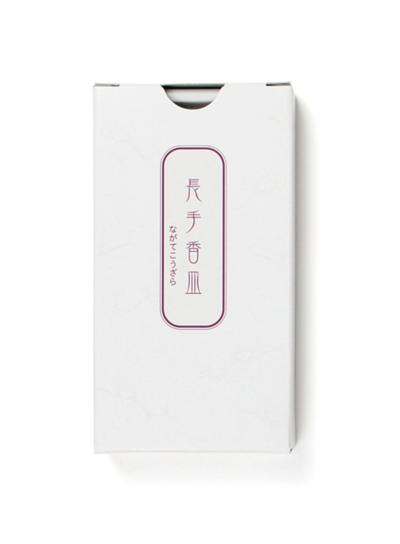 Long Hand Incense Dish White [Songrongtang Incense Dish Series] - Fragrances - Porcelain 