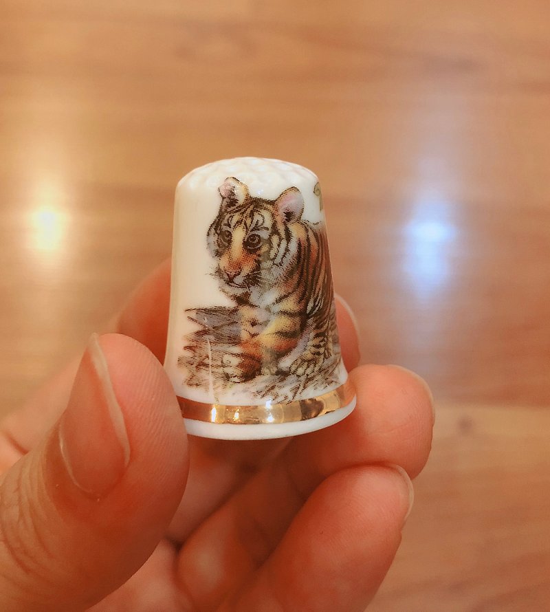 British antique thimble collection animal series A