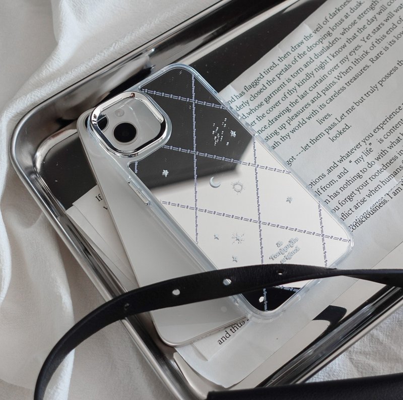 Tomhandss【Just Like The Moon】Mirror Phone Case - Phone Cases - Other Materials 