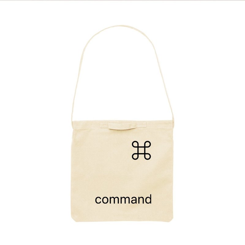 command 帆布袋 - 手提包/手提袋 - 棉．麻 白色