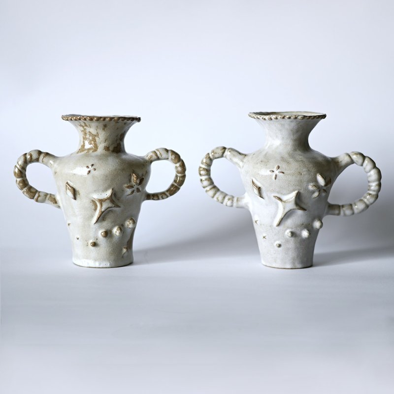 話語的寶石 / 手捏花瓶 - 花瓶/花器 - 陶 